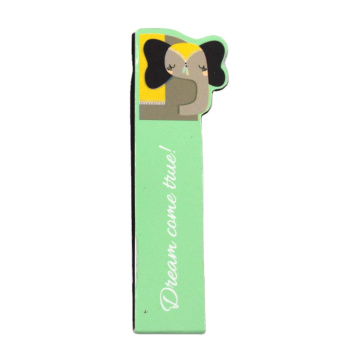 Folding de forma personalizada Corte dobrável PVC ímã de PVC Bookmark